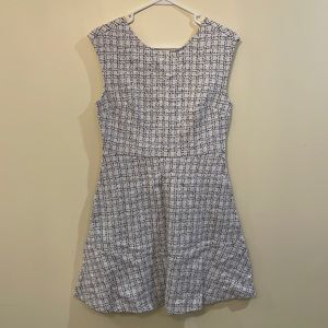 Black and white Loft sleeveless dress